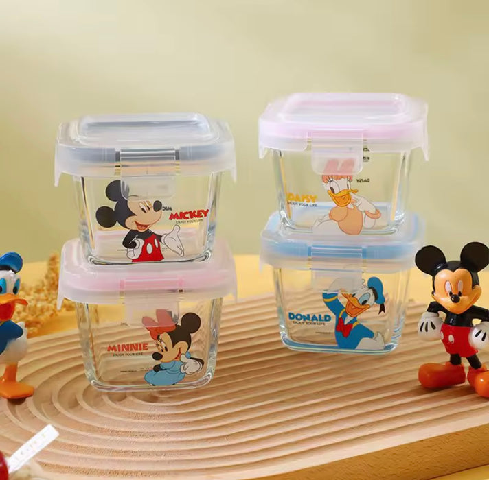 Disney Glass Food Container Set – 4pcs