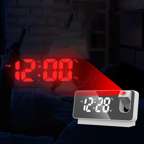 Led Projection  Alarm Clock