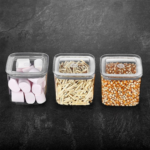 Squared Airtight Food Storage Containers 3x700ml