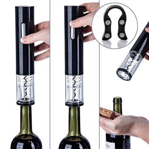 Electric Corkscrew Automatic Wine Opener with Foil Cutter