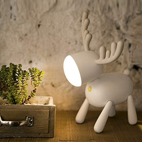 Deer Shaped Night Light LED Table Lamp USB Charging