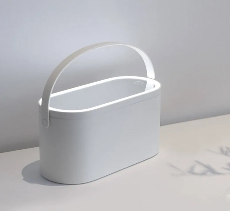 Portable Handheld Storage Makeup Case with Led Mirror