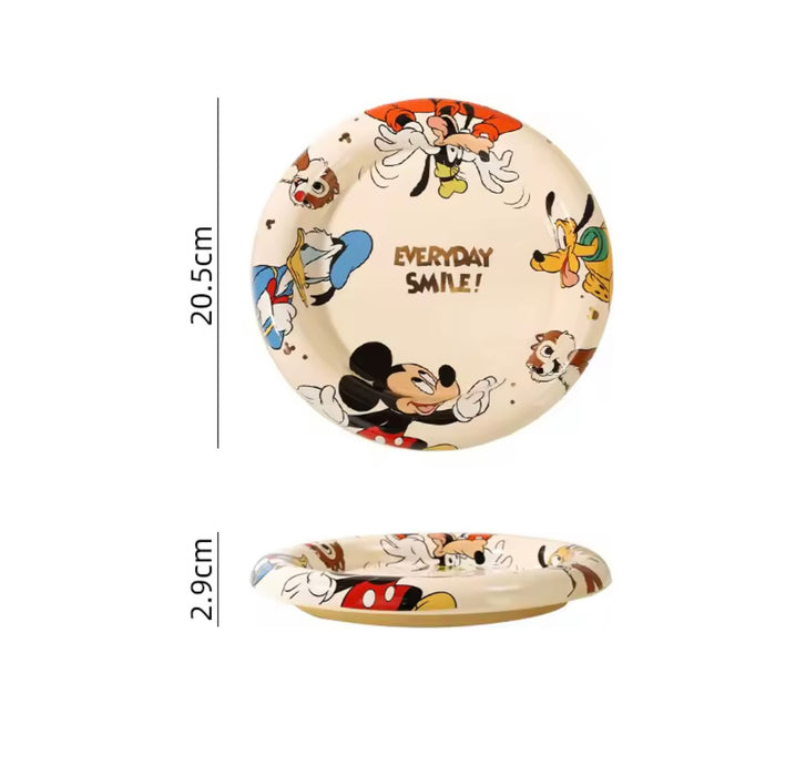 Disney “Everyday Smile” Ceramic Tableware – Mug, Bowl, or Plate