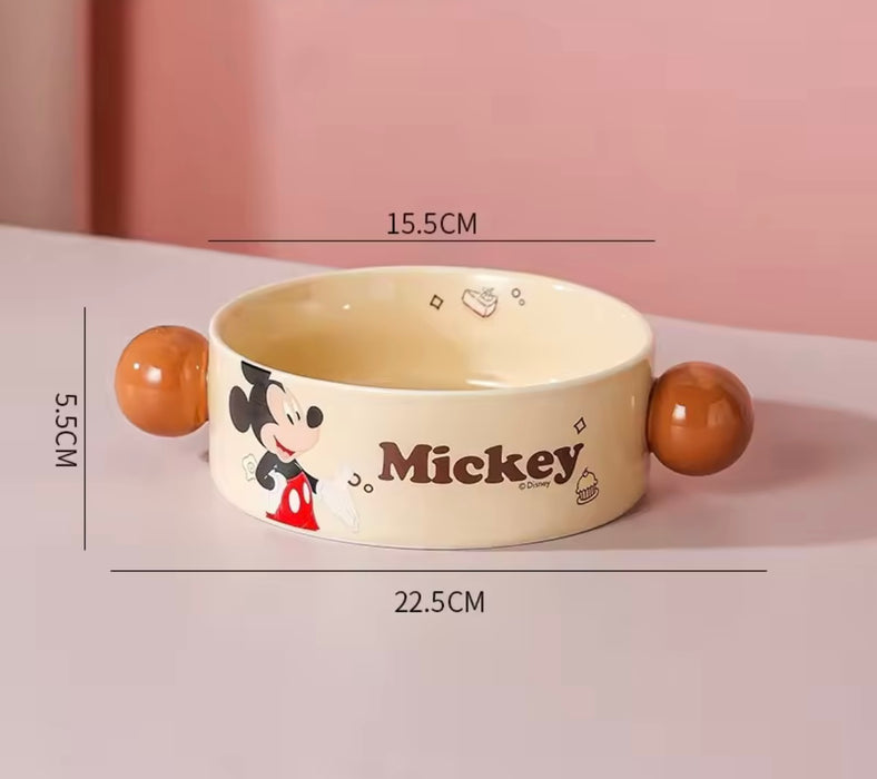Mickey & Friends Handle Bowl – Pan-Style Ceramic