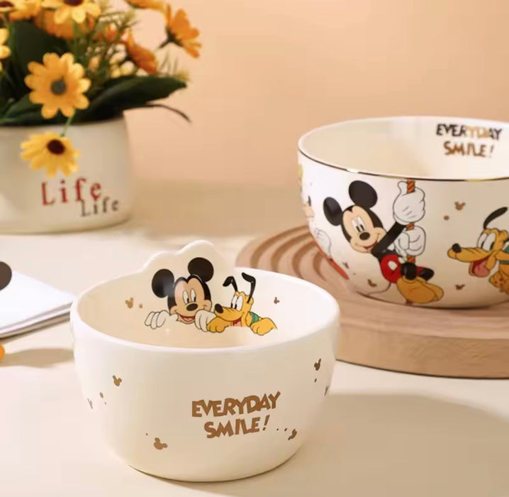 Disney “Everyday Smile” Ceramic Tableware – Mug, Bowl, or Plate