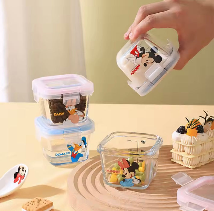 Disney Glass Food Container Set – 4pcs