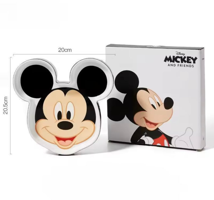 Mickey & Minnie Character-Shaped Plates