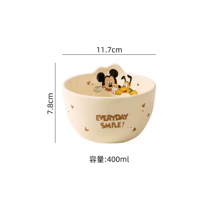 Disney “Everyday Smile” Ceramic Tableware – Mug, Bowl, or Plate