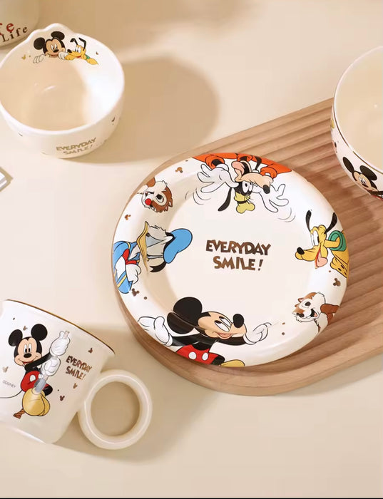 Disney “Everyday Smile” Ceramic Tableware – Mug, Bowl, or Plate