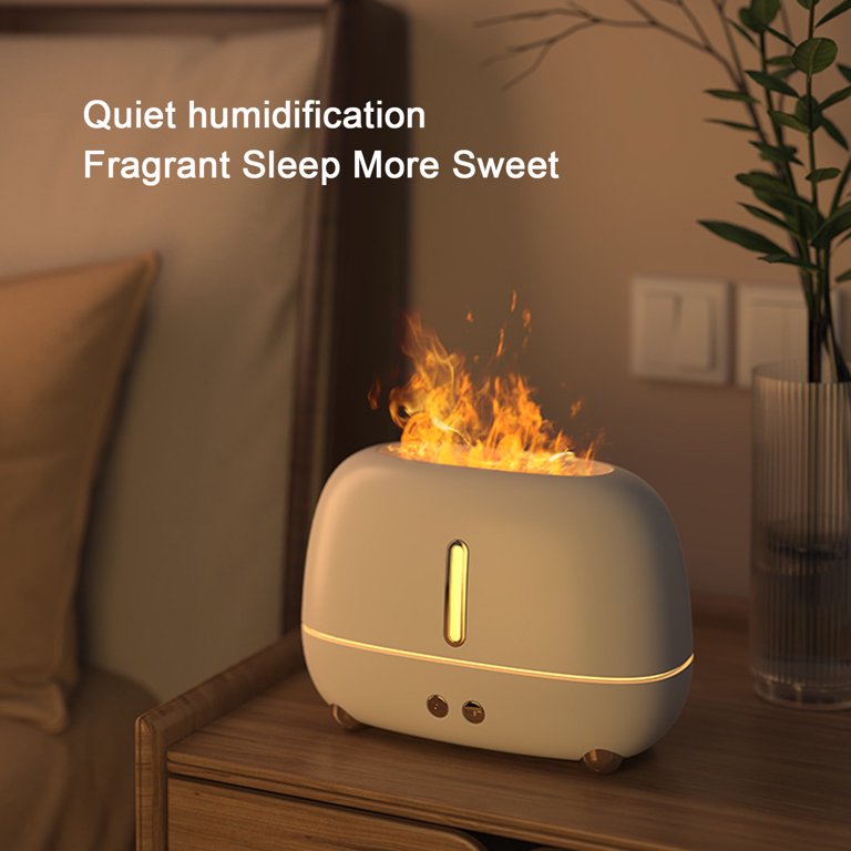 Flame Aroma Diffuser with 3 Colors Light — The Trendy House